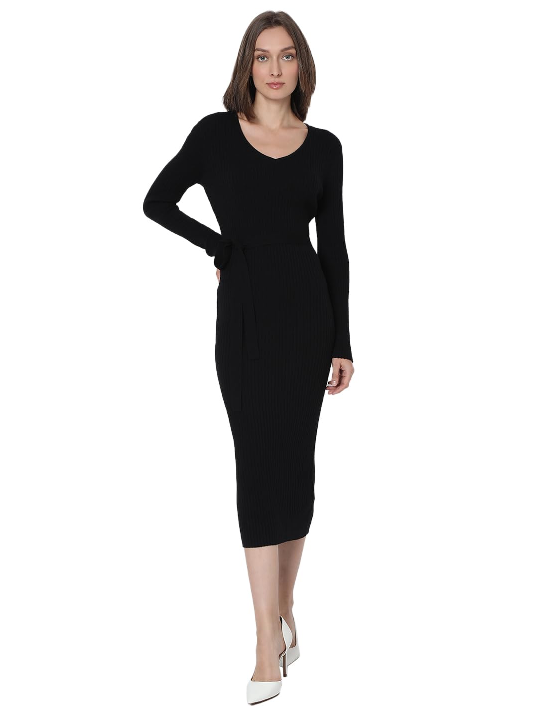 Women's Rayon Bodycon Midi Dress - Image 8
