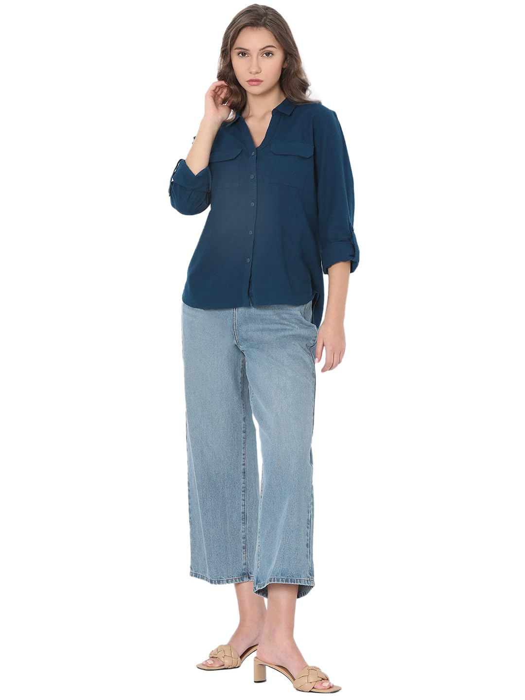 Women's Linen Regular Fit Shirt - Image 5