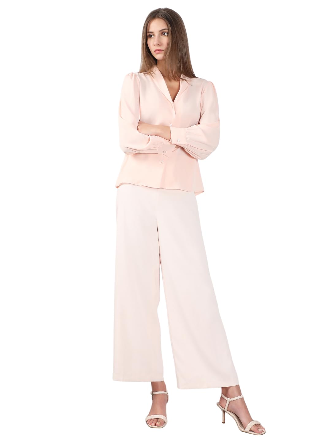 Women's Solid Regular Fit Shirt - Image 5