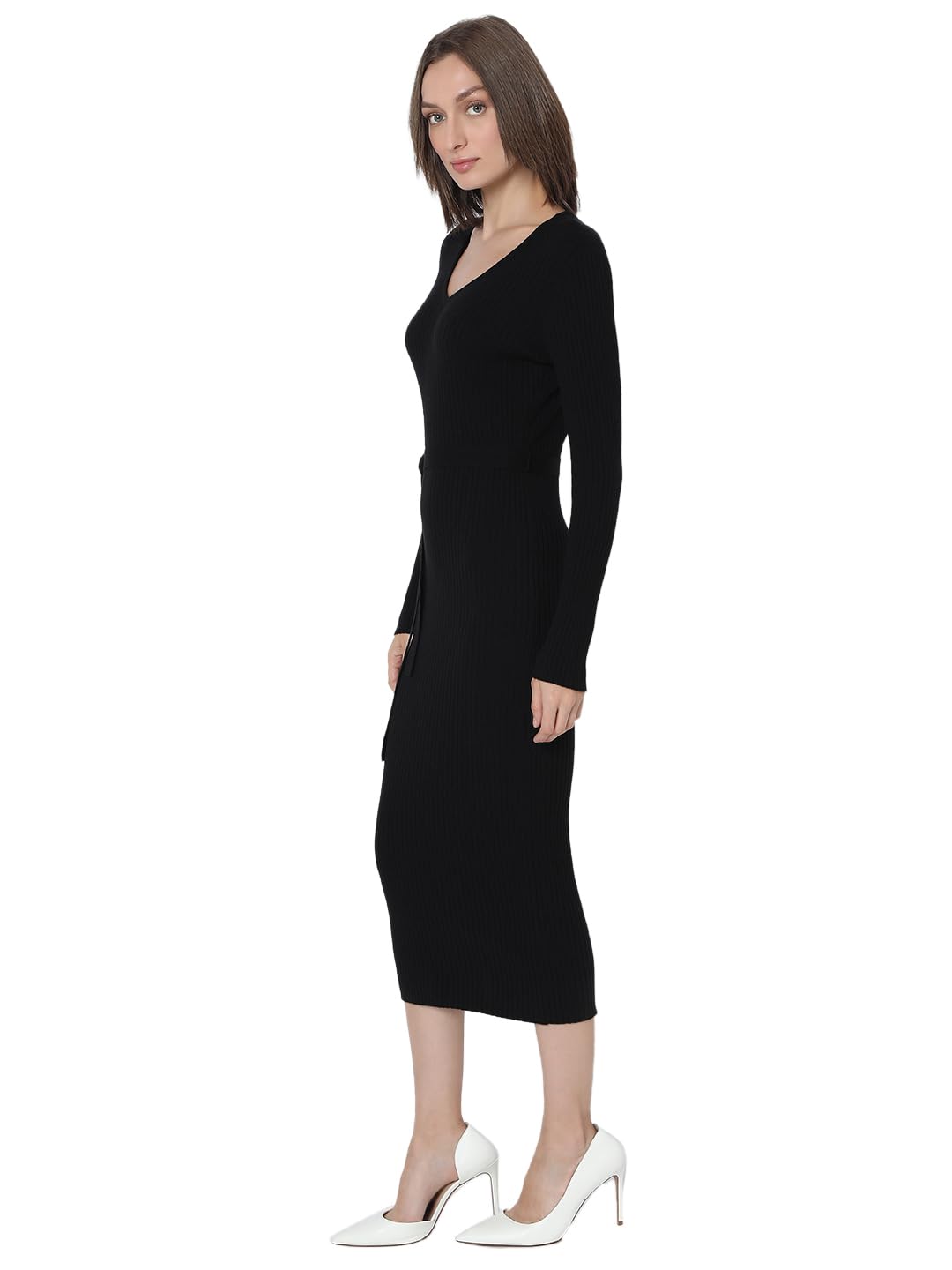 Women's Rayon Bodycon Midi Dress - Image 10