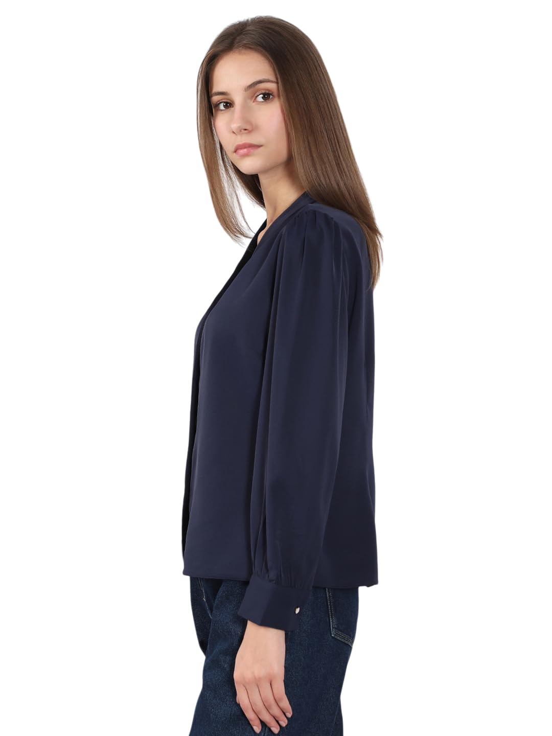 Women's Solid Regular Fit Shirt - Image 17