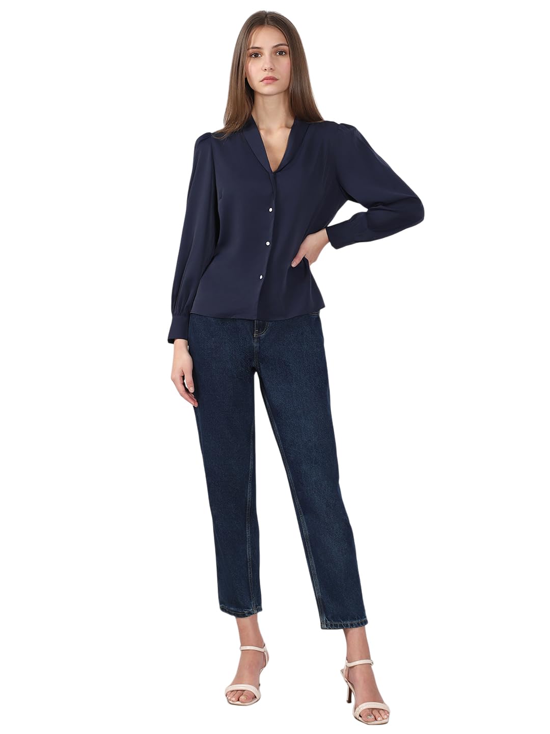 Women's Solid Regular Fit Shirt - Image 19