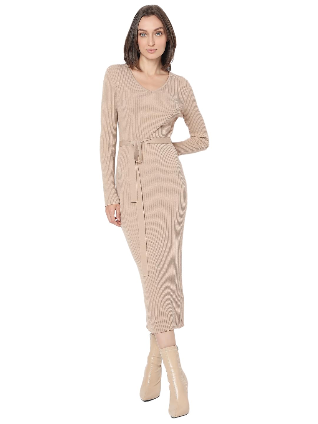 Women's Rayon Bodycon Midi Dress