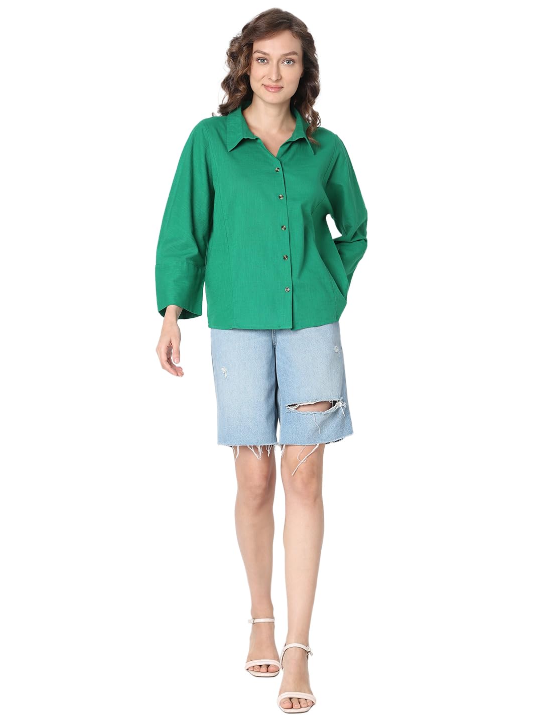 Women's Cotton Regular Fit Shirt - Image 5