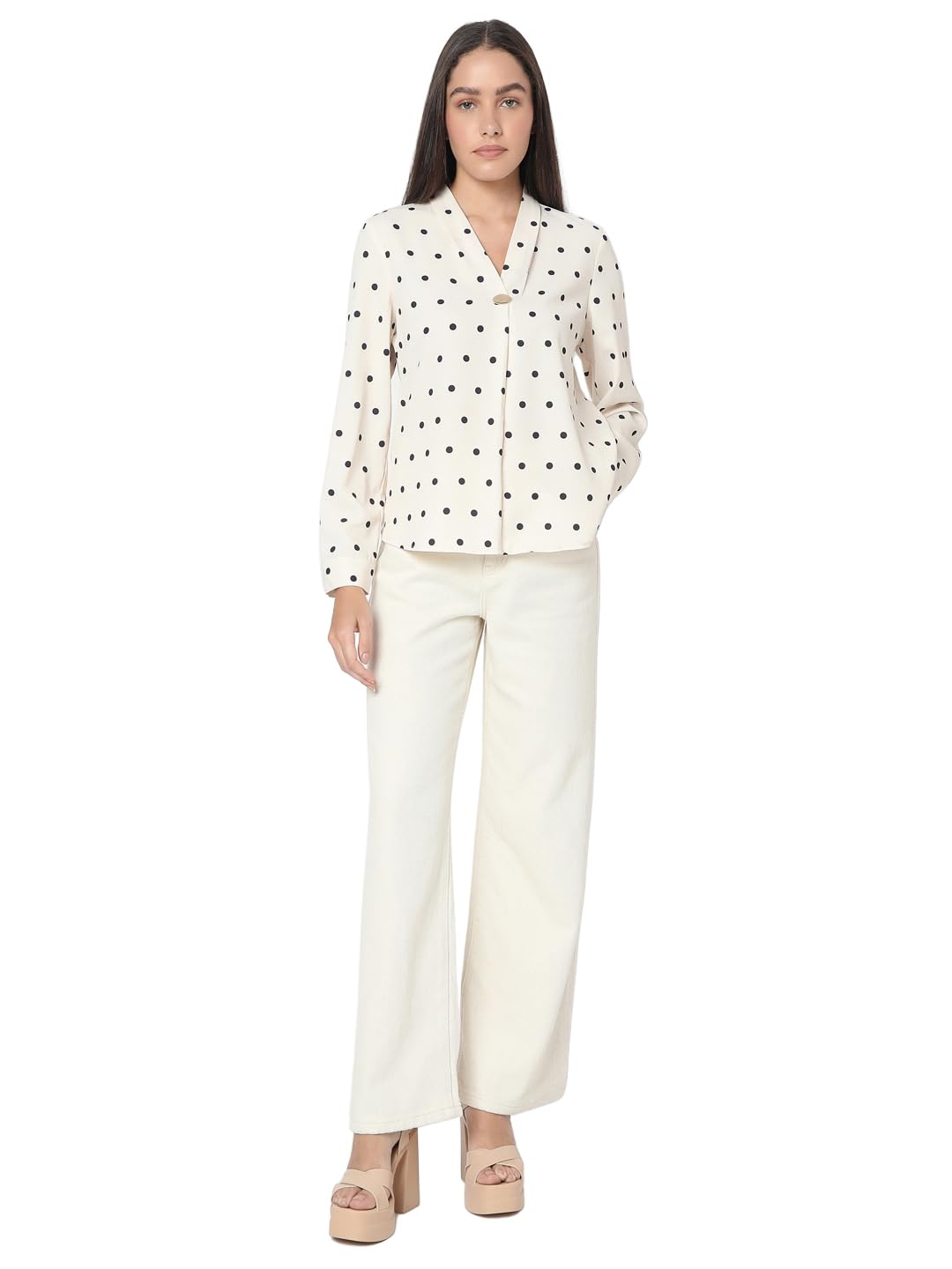 Women's Printed Regular Fit T-Shirt - Image 5