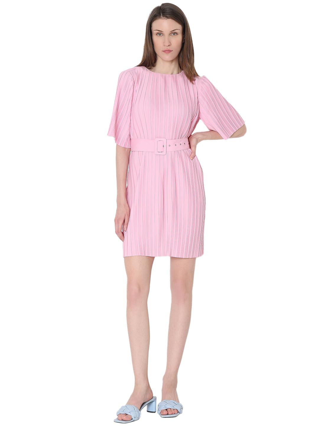 Women's Polyester Shift Above The Knee Dress - Image 5