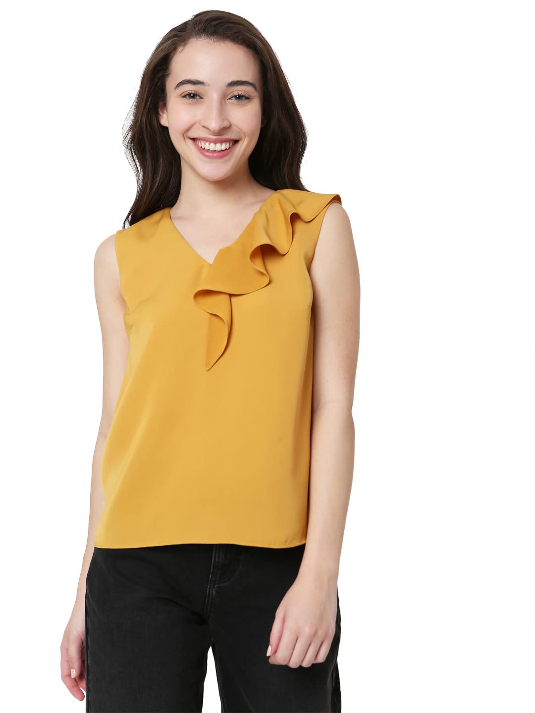Women's Polyester Regular Fit Stylised Top - Image 2