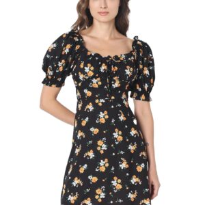 Women's Rayon Fit and Flare Mini Dress