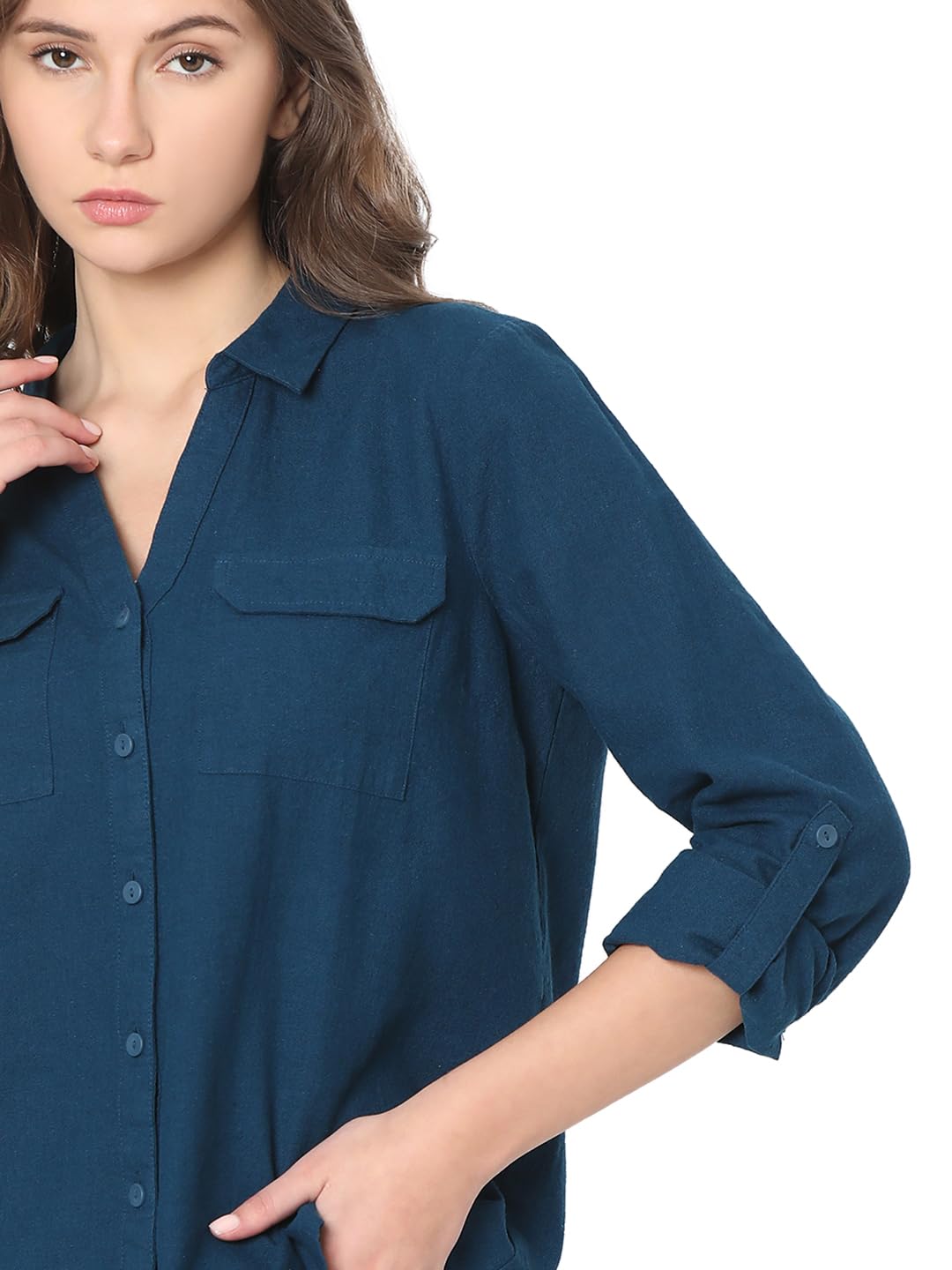 Women's Linen Regular Fit Shirt - Image 6
