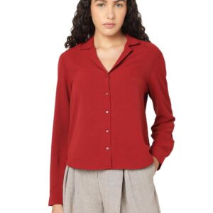 Women's Solid Regular Fit Shirt