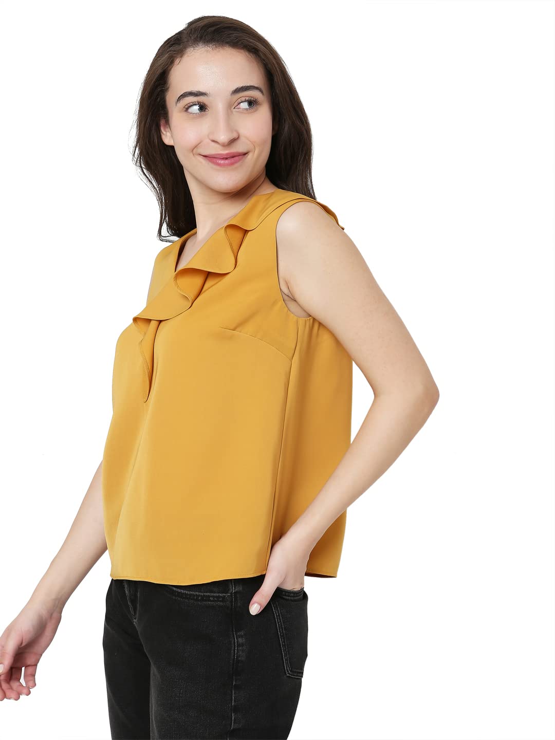 Women's Polyester Regular Fit Stylised Top - Image 3