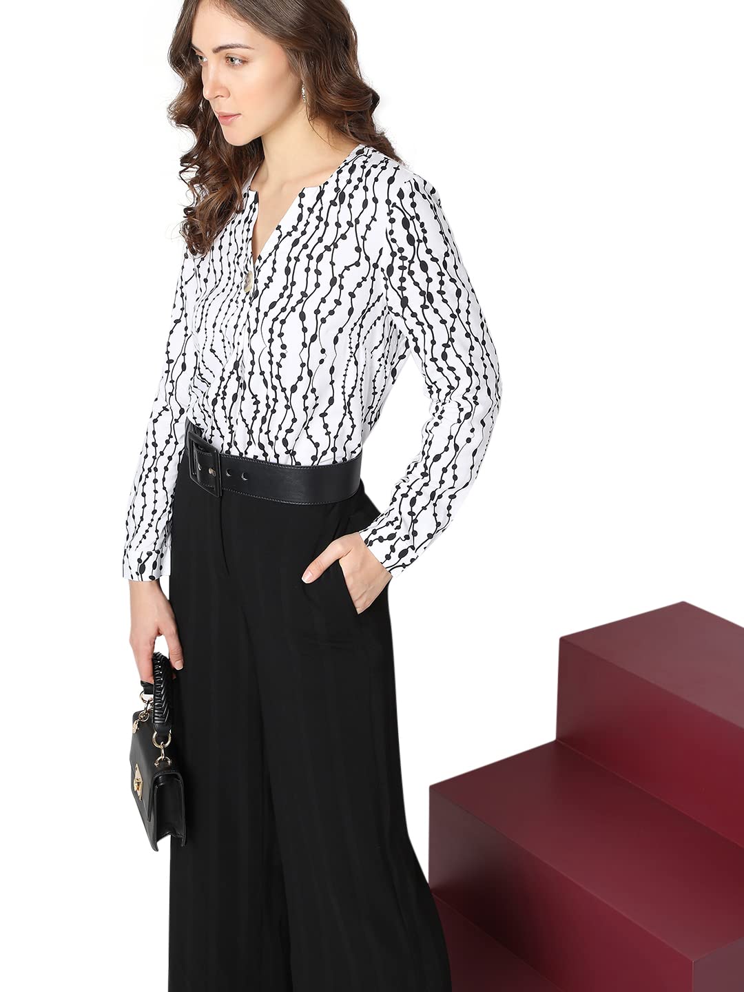 Women's Rayon Blend Regular Fit Top - Image 2