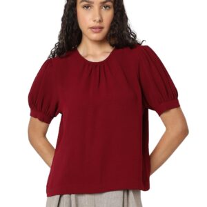 Women's Solid Regular Fit T-Shirt