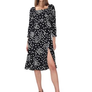 Women's Rayon A-Line Midi Dress