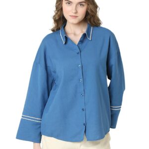 Women's Solid Regular Fit Shirt