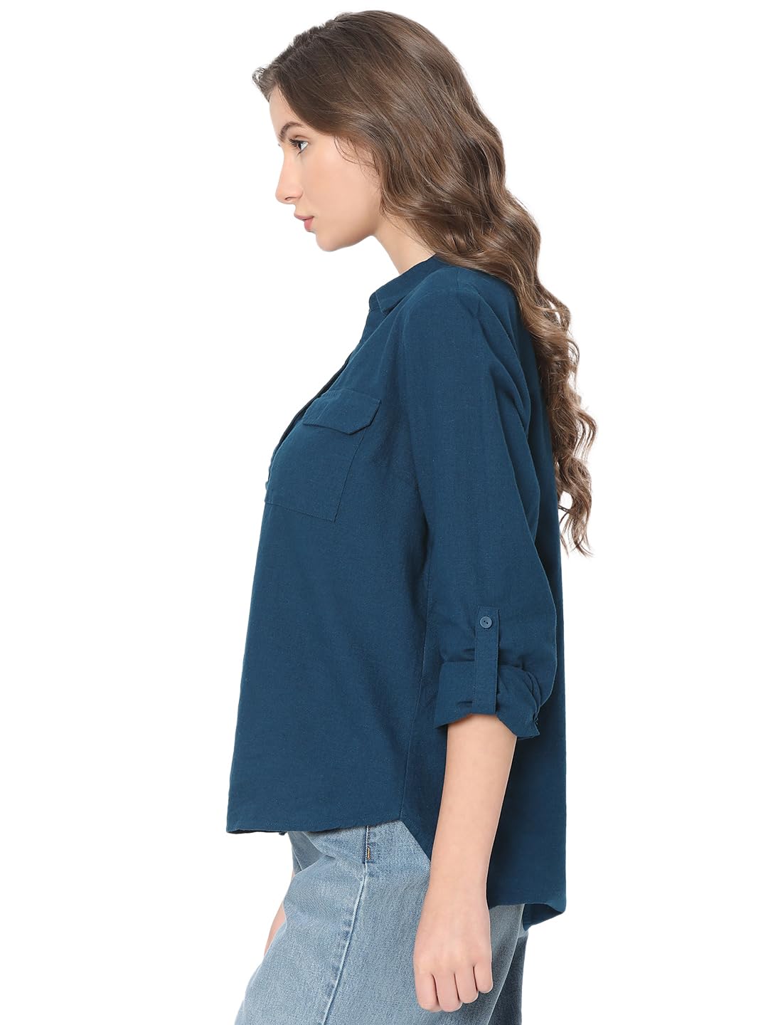 Women's Linen Regular Fit Shirt - Image 3