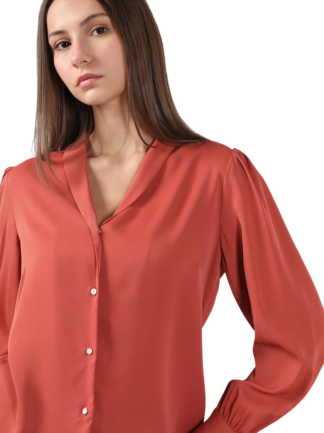 Women's Solid Regular Fit Shirt - Image 13