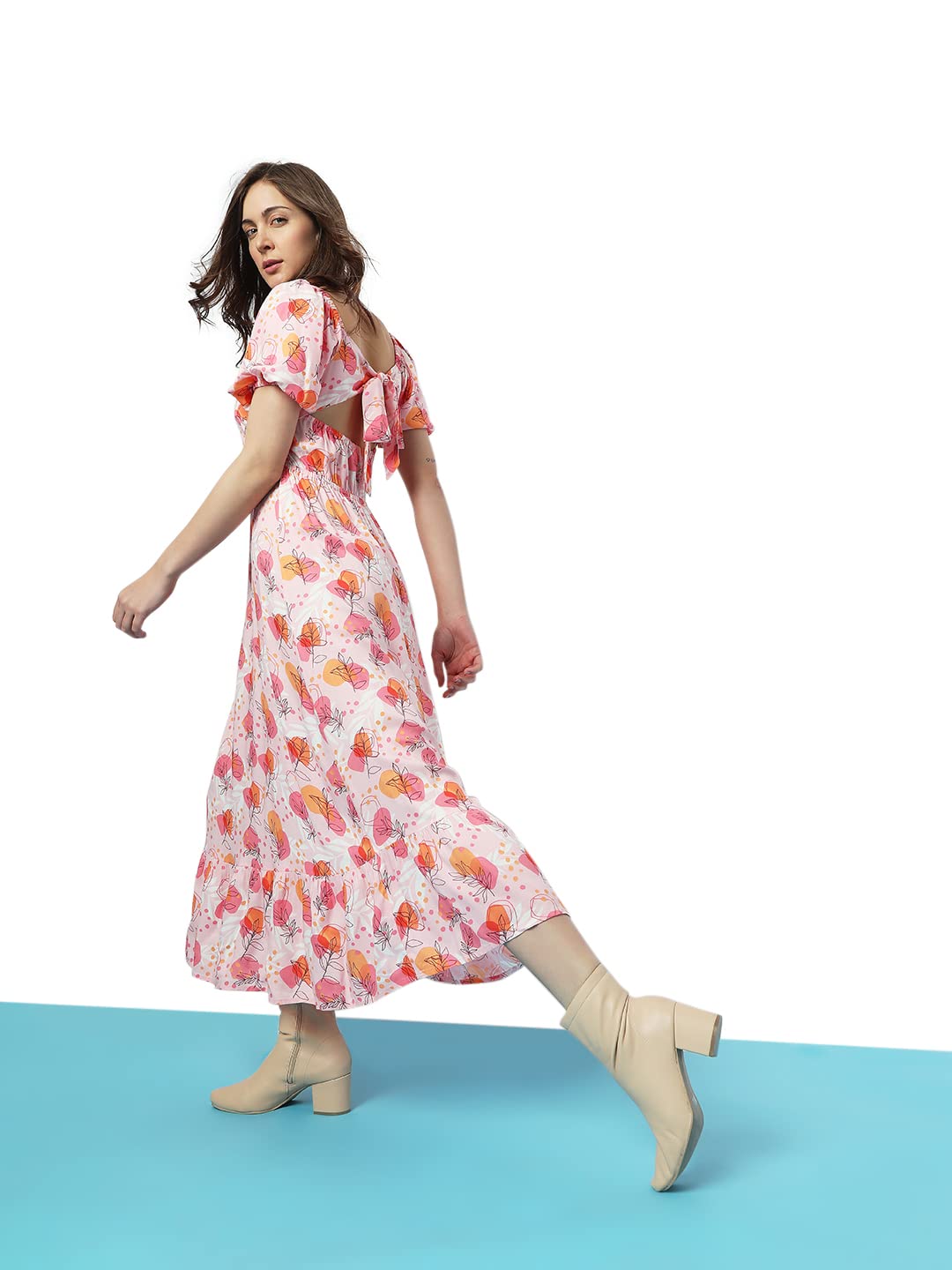 Women's Maxi Viscose A-Line Dress - Image 2