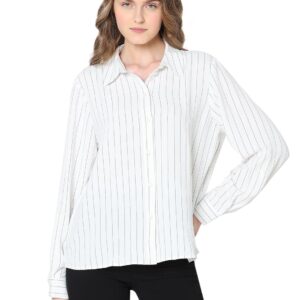 Women's Striped Regular Fit Shirt