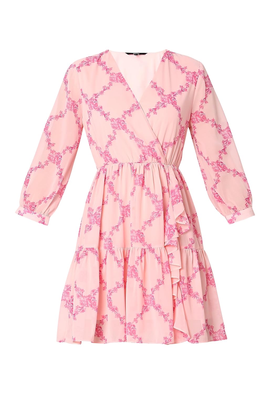 Women's Polyester Fit and Flare Above The Knee Dress - Image 7