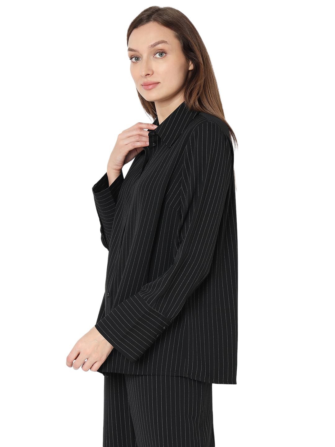 Women's Polyester Regular Fit Shirt - Image 3