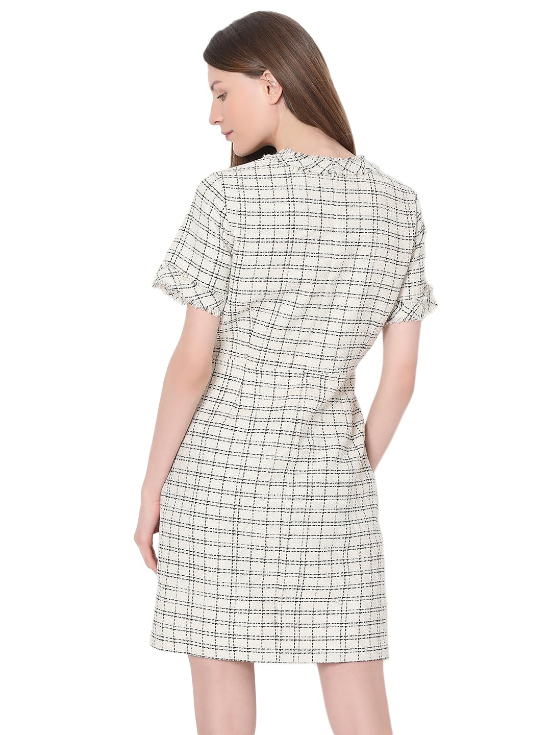 Women's Polyester Shift Above The Knee Dress - Image 4