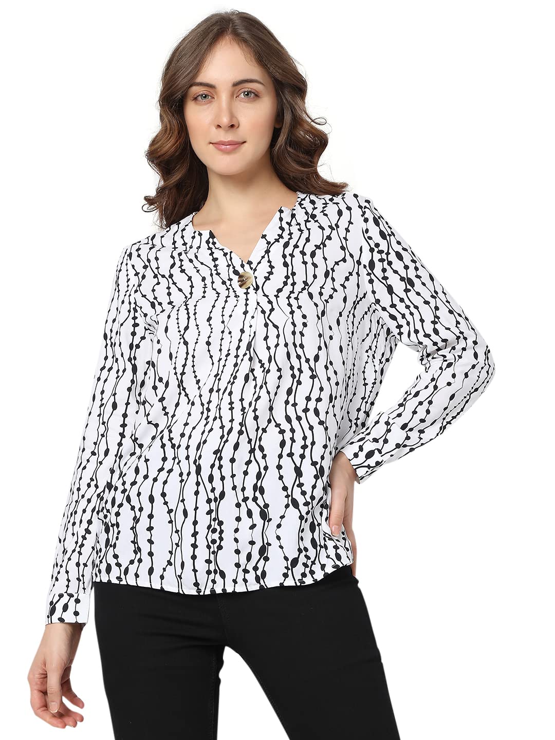 Women's Rayon Blend Regular Fit Top