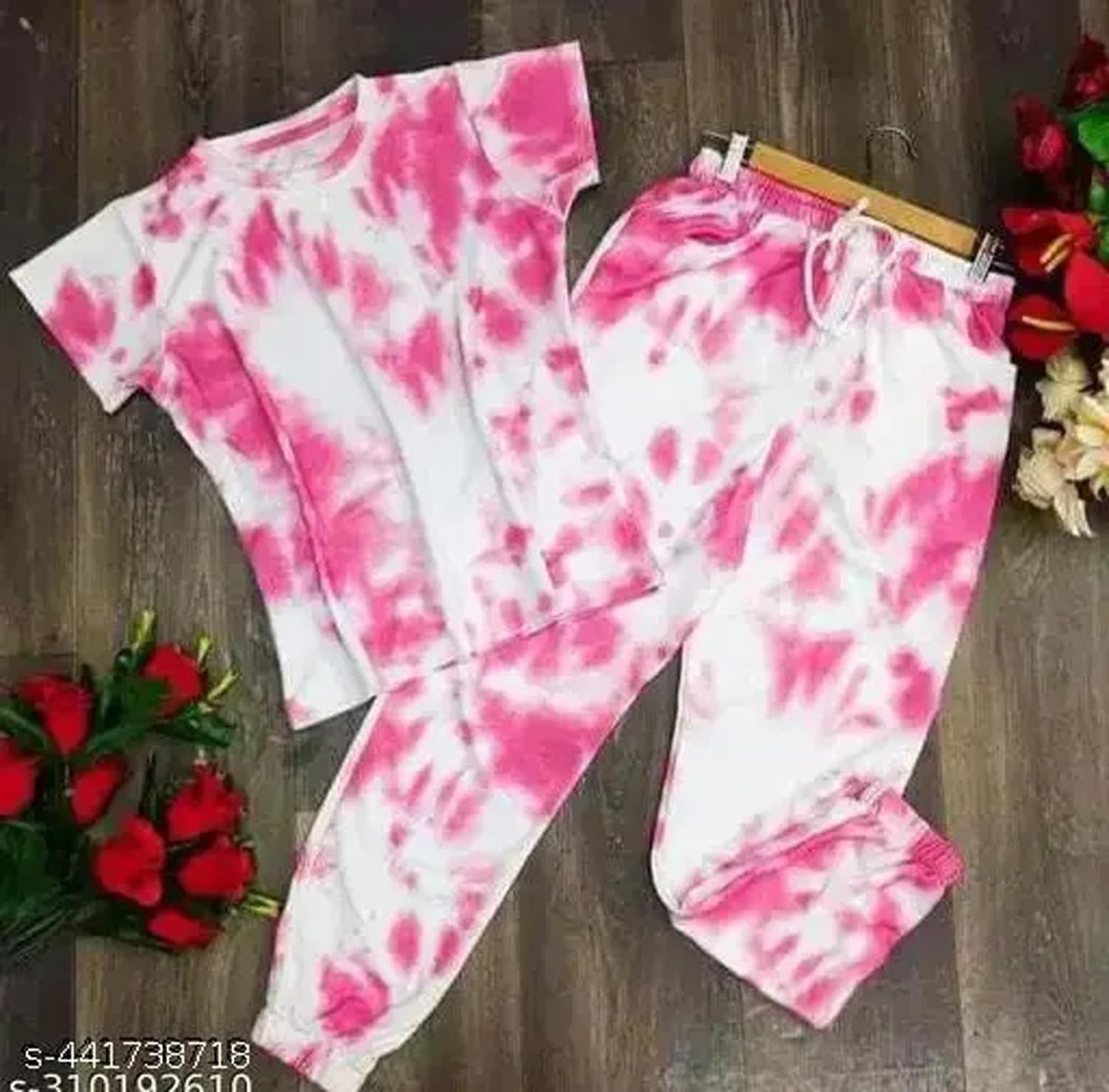 Cotton Night Suit Set for Women Soft Half Sleeve Top & Printed Pyjama | Stylish Summer Sleepwear & Loungewear | Breathable, Comfortable, T-Shirt and Pyjama Set (Pack of 2) - Image 6