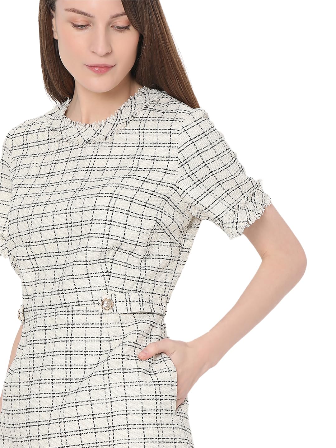 Women's Polyester Shift Above The Knee Dress - Image 6