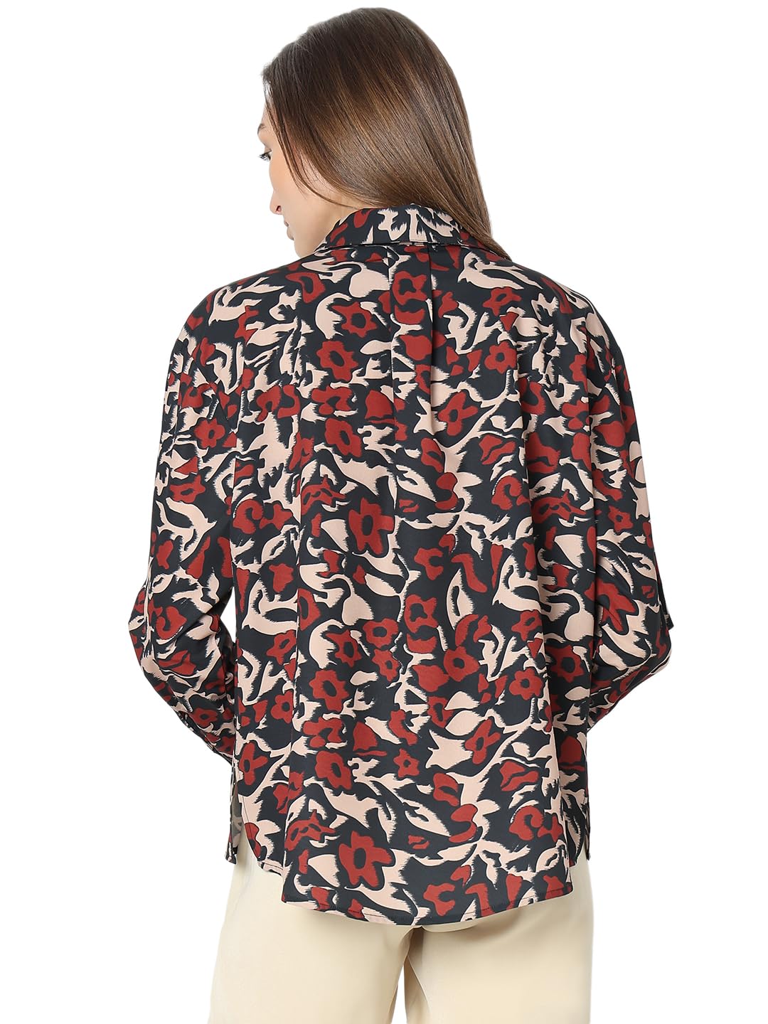 Women's Floral Regular Fit Shirt - Image 4