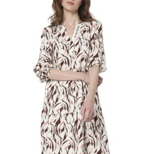Women's Knee Length Viscose Fit & Flare Dress