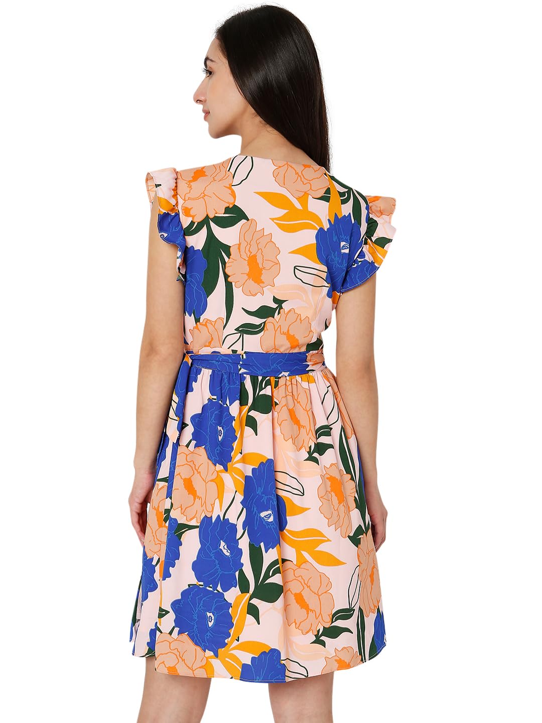 Women's Polyester A-Line Knee-Length Dress - Image 3