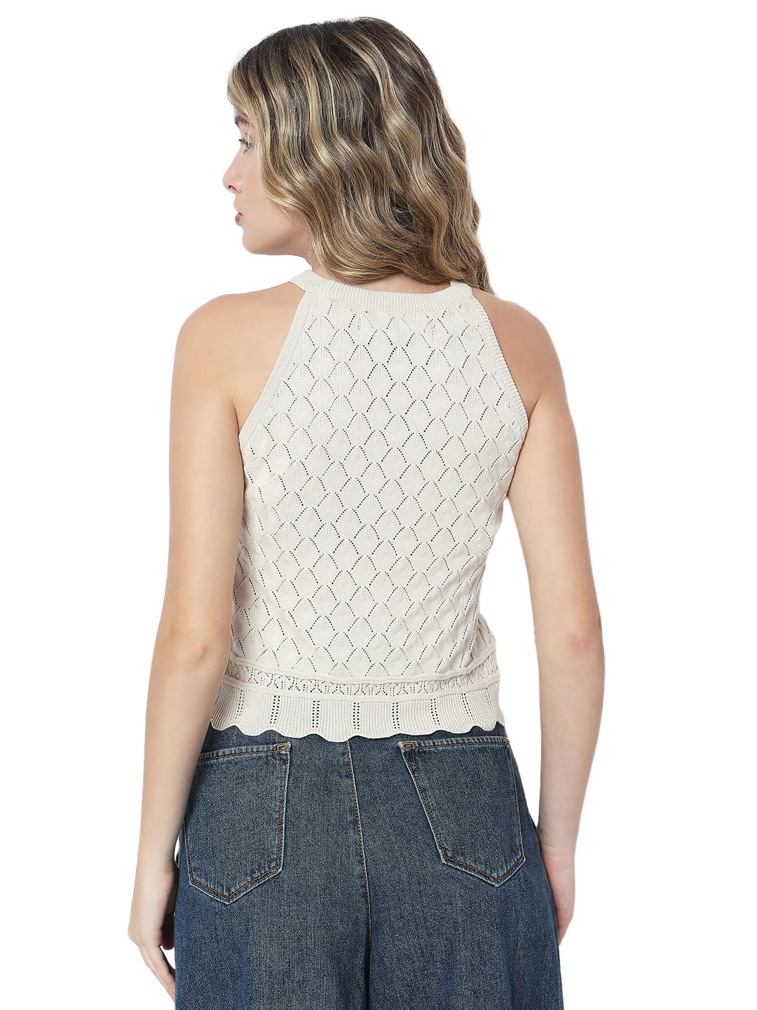 Women's Solid Regular Fit T-Shirt - Image 4