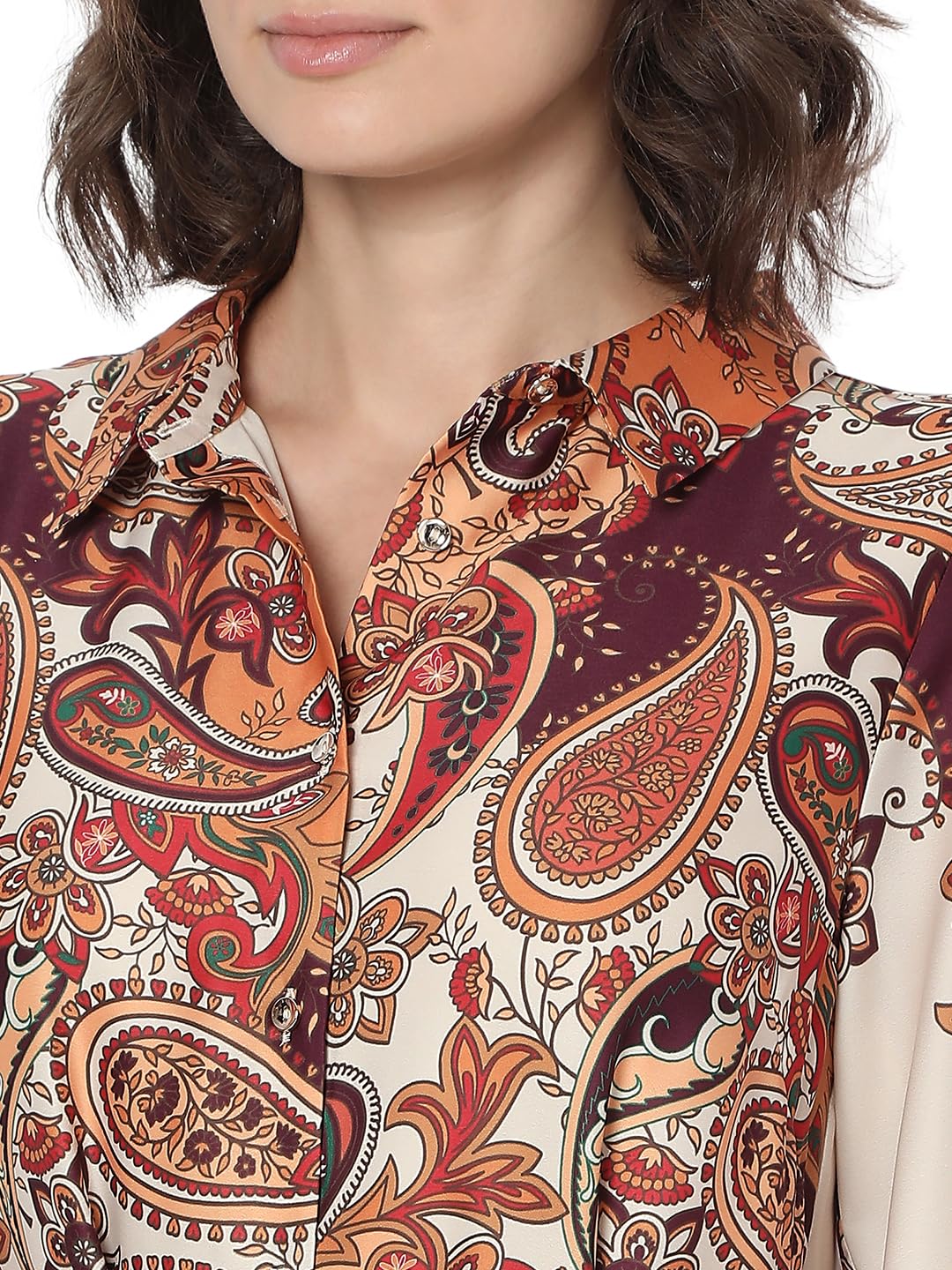 Women's Polyester Shirt Midi Dress - Image 6